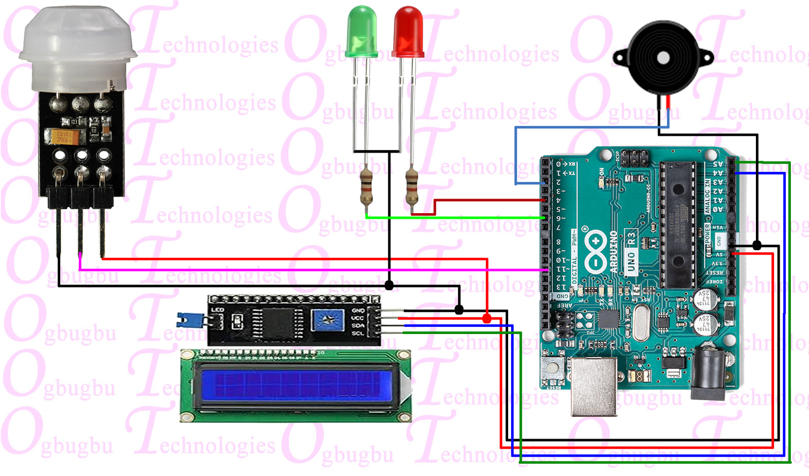 Intruder Detection System using PIR and Arduino Part 1 - Ogbugbu ...
