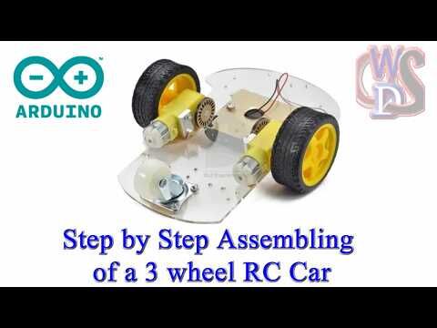 Step by Step Assembling of a 3 wheel RC Car