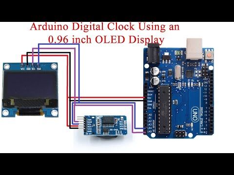 OLED Arduino Clock with RTC Module