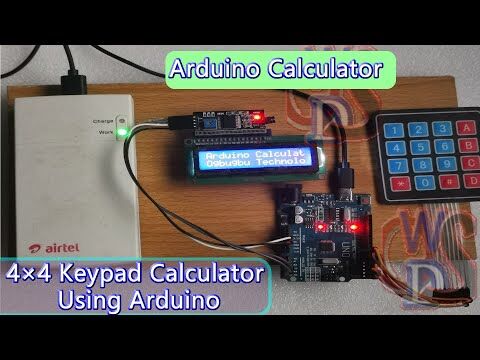 4×4 Keypad Calculator Using Arduino